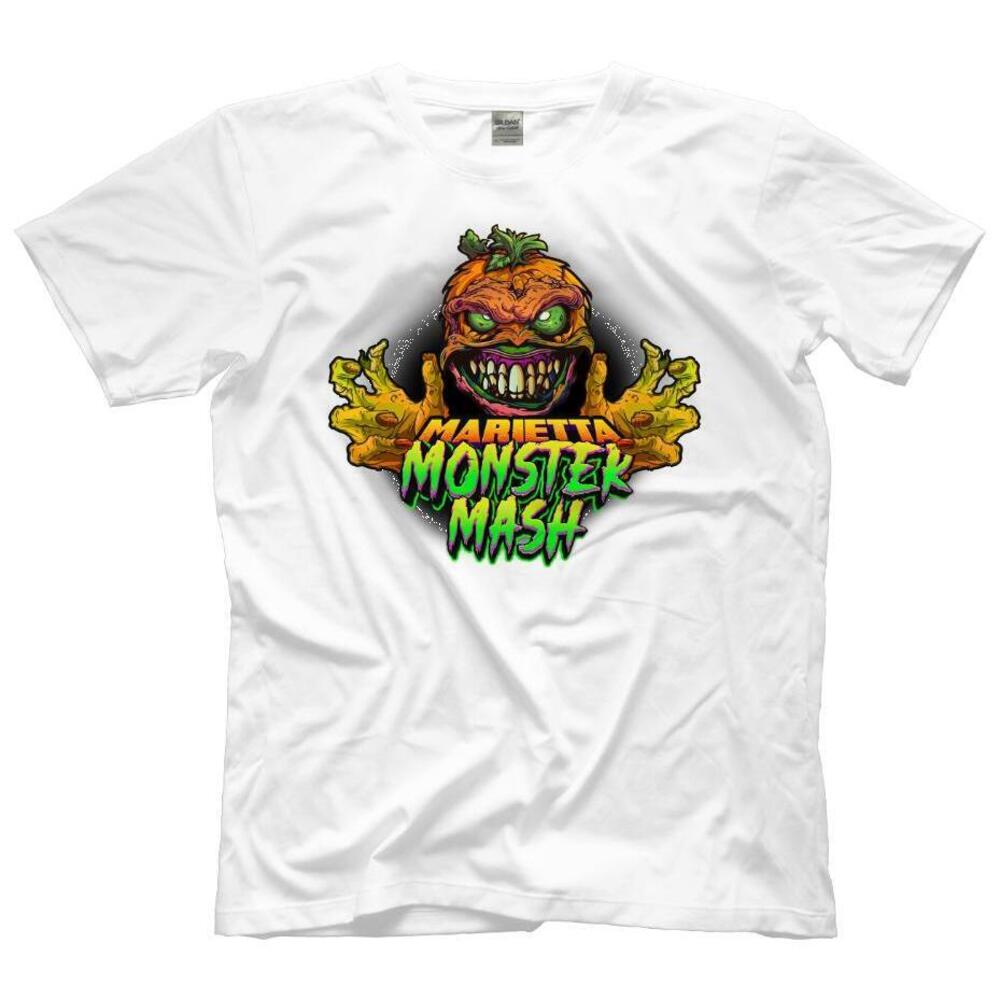 Marietta Monster Mash Punkin Seed White Shirt